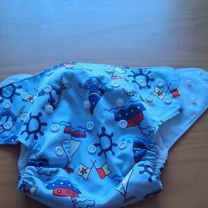 Nautical Themed Kids Cloth Diaper